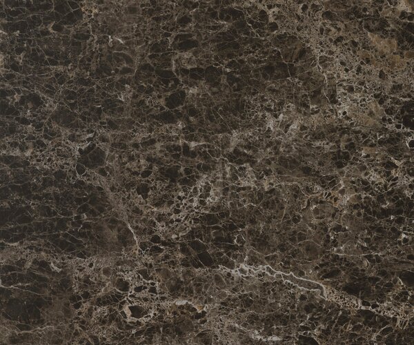 DELIFE Konzolasztal Edge hajóformájú 180x40 cm kerámia emperador extra lucido sötétbarna Estelo fém titán színű hatású