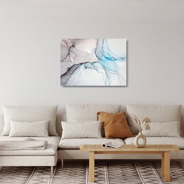 Az absztrakció képe (üvegen) (70x50 cm)
