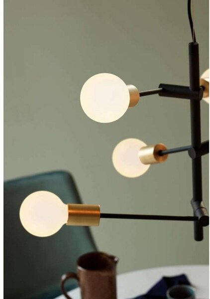 Függőlámpa Nordlux, Josefine, dimmable, Fekete, Nappali, Fém, Modern
