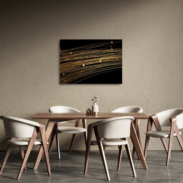 Absztrakt kép (üvegen) (70x50 cm)