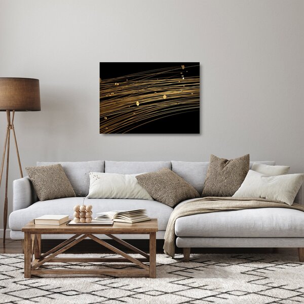 Absztrakt kép (üvegen) (70x50 cm)