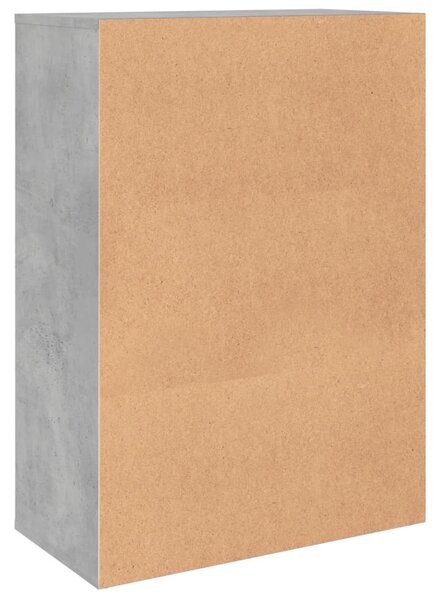 2 db betonszürke szerelt fa tálalószekrény 60 x 31 x 84 cm