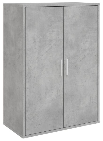 2 db betonszürke szerelt fa tálalószekrény 60 x 31 x 84 cm