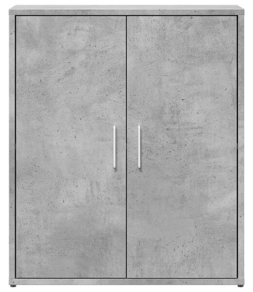 2 db betonszürke szerelt fa tálalószekrény 60 x 31 x 70 cm