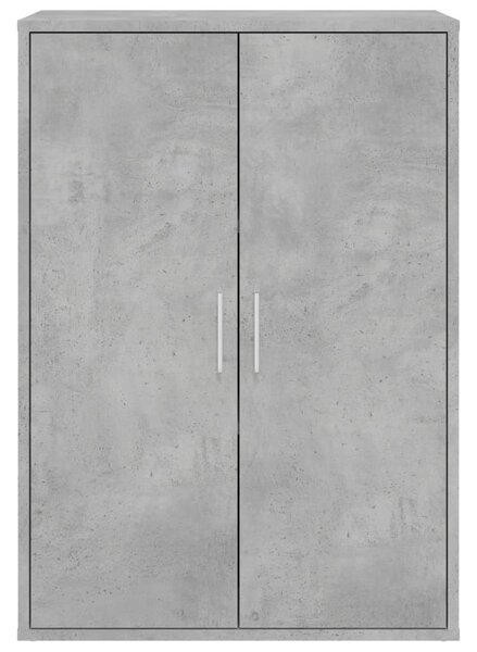 2 db betonszürke szerelt fa tálalószekrény 60 x 31 x 84 cm