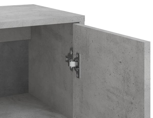 2 db betonszürke szerelt fa tálalószekrény 60 x 31 x 84 cm