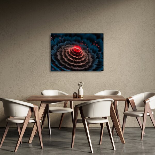 Az absztrakció képe (üvegen) (70x50 cm)