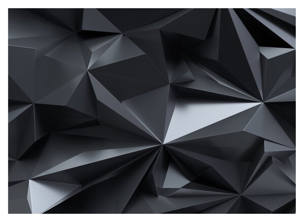 Kép - Geometriai absztrakció (üvegen) (70x50 cm)