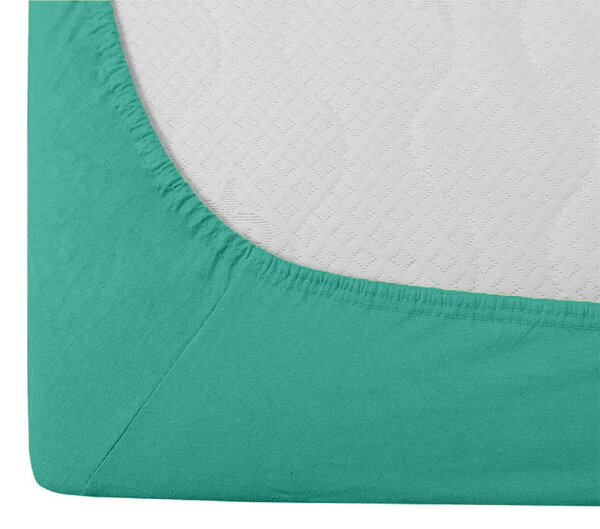 STANDARD Jersey mentol lepedő 180 x 200 cm