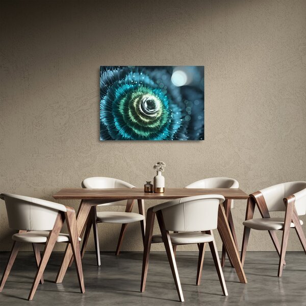 Kép - Virág részlete (üvegen) (70x50 cm)