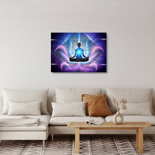 Kép - Meditáció (üvegen) (70x50 cm)