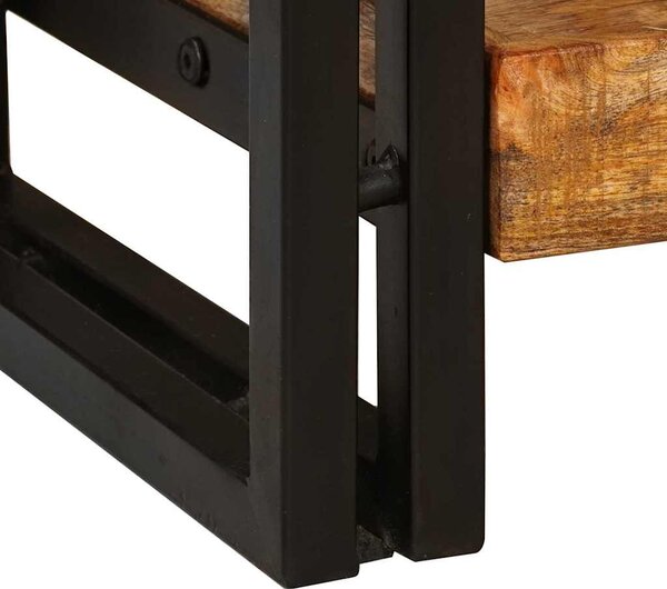 Konzolasztalok 2 pcs Barna 160 x 33 x 75 cm Tömör Mangófa