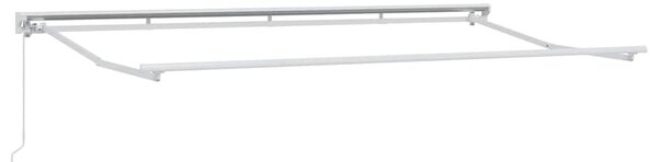 VidaXL Behúzható napellenző Kék és Fehér 400 x 200 cm