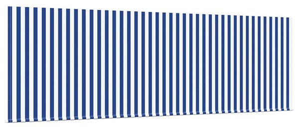 VidaXL Behúzható napellenző Kék és Fehér 400 x 200 cm