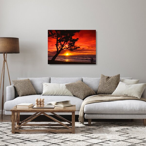 Kép - Naplemente (üvegen) (70x50 cm)