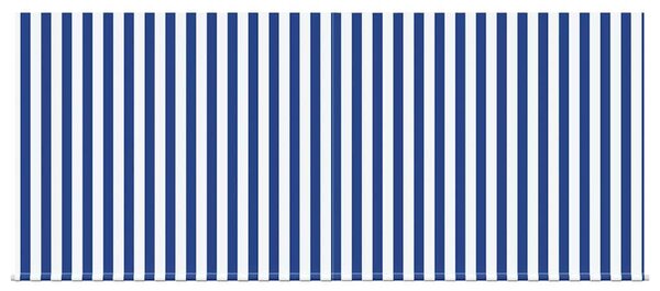 VidaXL Behúzható napellenző Kék és Fehér 300 x 250 cm