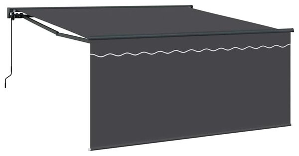 Behúzható napellenző Szürke és antracit 300 x 250 cm