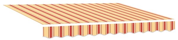 Behúzható napellenző Sárga 350 x 200 cm szövet