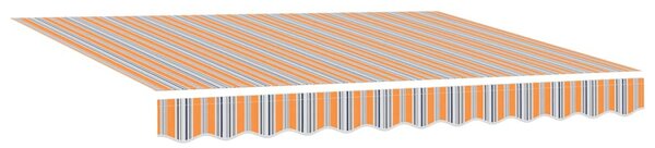 VidaXL Behúzható napellenző Sokszínű 300 x 250 cm Pamut és Alumínium