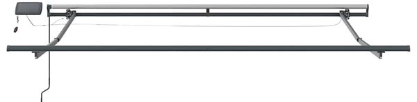 VidaXL Behúzható napellenző Fehér 300 x 250 cm szövet