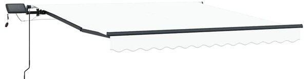 VidaXL Behúzható napellenző Fehér 300 x 250 cm szövet