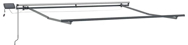 VidaXL Behúzható napellenző Fehér 300 x 250 cm szövet