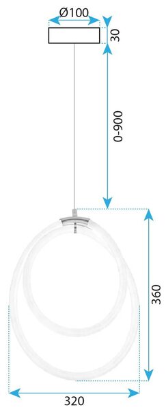 LED lámpa G021-CP Gold