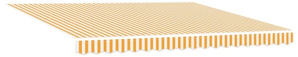 Napernyő keret Sárga és Fehér 400 × 300 cm