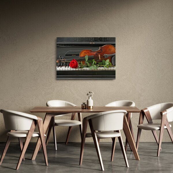 Kép - A zenész emléke (üvegen) (70x50 cm)