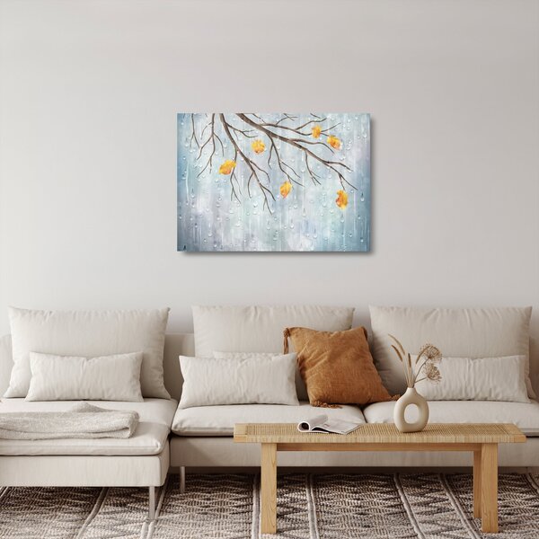 Kép - Esős ősz (üvegen) (70x50 cm)