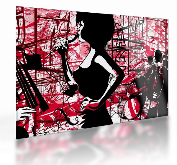 Kép - Jazz (üvegen) (70x50 cm)