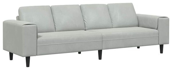 Nappali Kanapé Világosszürke 250 x 77 x 76 cm