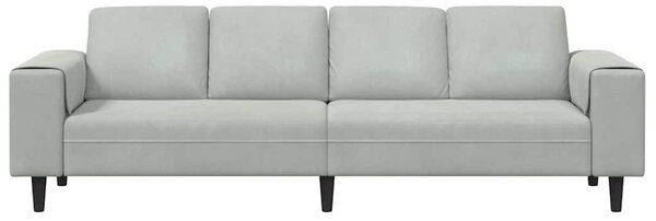 Nappali Kanapé Világosszürke 250 x 77 x 76 cm