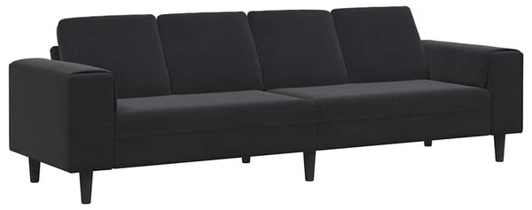 Kanapé Szett Fekete Bársony