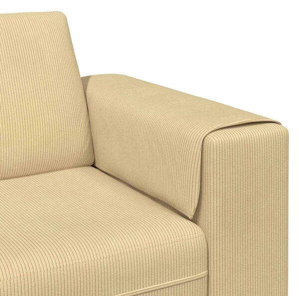Szövet kanapé párnával Szürke zöld 208 cm Bársony anyag