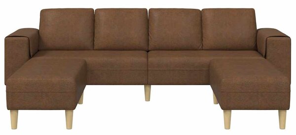 Nappali Kanapé 3 pcs Barna