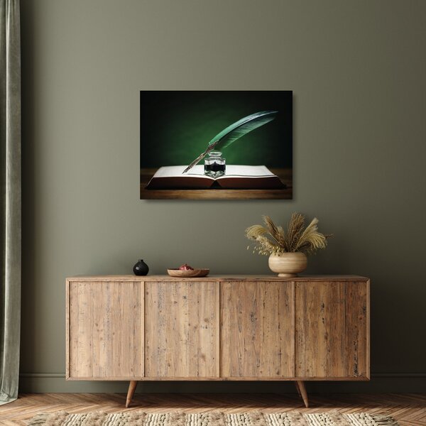 A toll képe (üvegen) (70x50 cm)