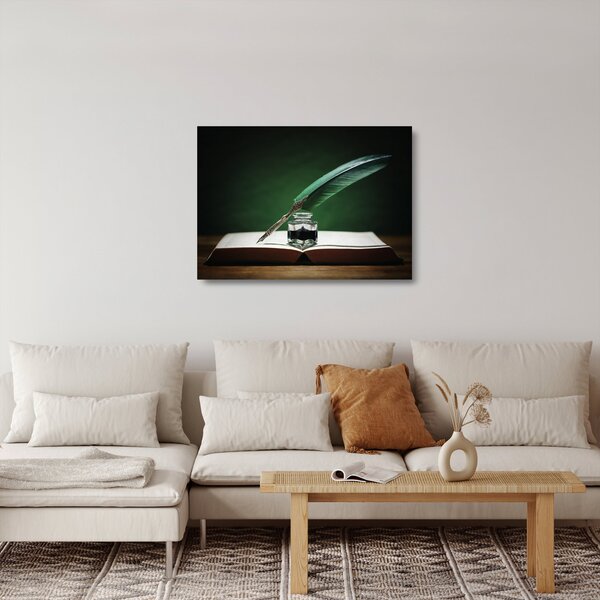 A toll képe (üvegen) (70x50 cm)