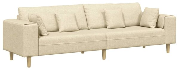 Kanapé Krém 250 x 77 x 76 cm szövet
