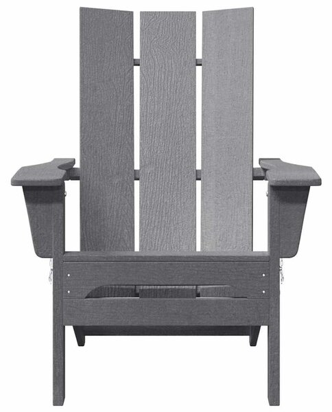 VidaXL Kerti Szék 2 pcs Világosszürke 80.5 x 74.5 x 92 cm Polietilén