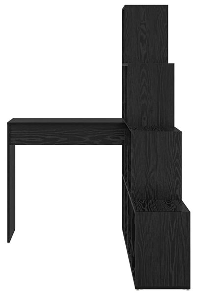 Sarokíróasztal Musta tammi 101,5 x 149,5 x 149,5 cm Faanyag
