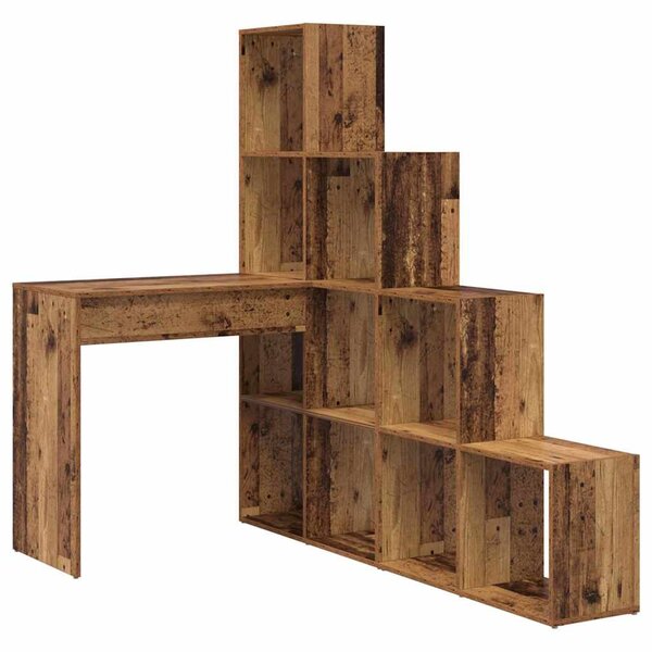 Sarokíróasztal Régi fa 101,5 x 149,5 x 149,5 cm Faanyag