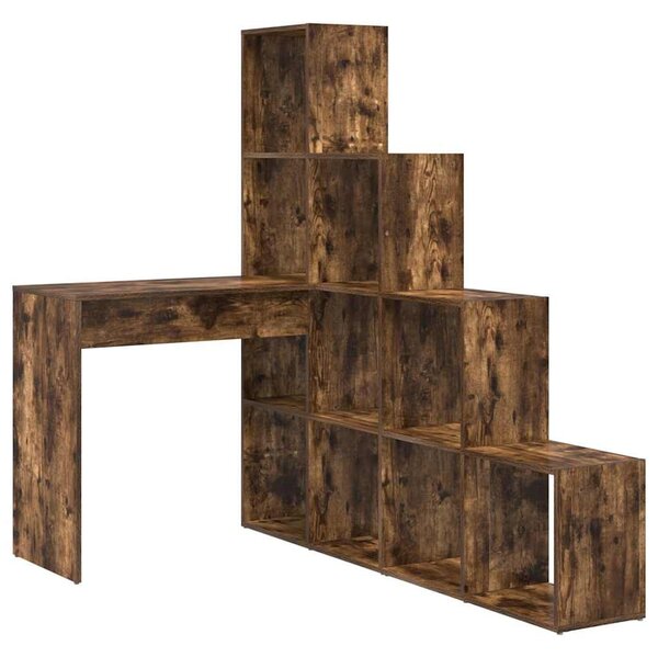 Sarokíróasztal Füstölt tölgy 101,5 x 149,5 x 149,5 cm Faanyag