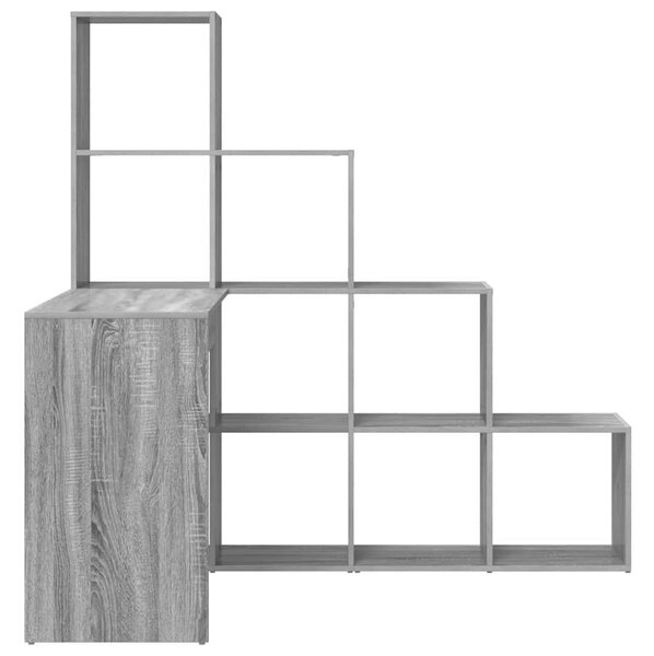 Sarokíróasztal Szürke sonoma 101,5 x 149,5 x 149,5 cm Faanyag