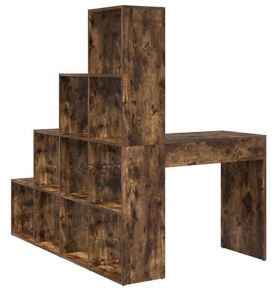 Sarokíróasztal Füstölt tölgy 101,5 x 149,5 x 149,5 cm Faanyag