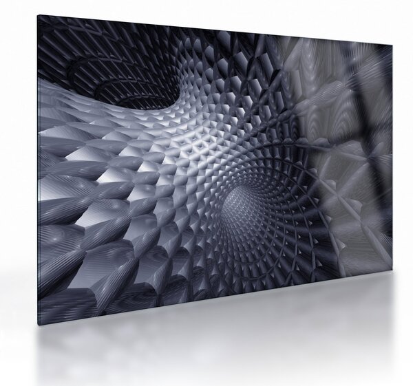 Kép - Absztrakció 3D (üvegen) (70x50 cm)