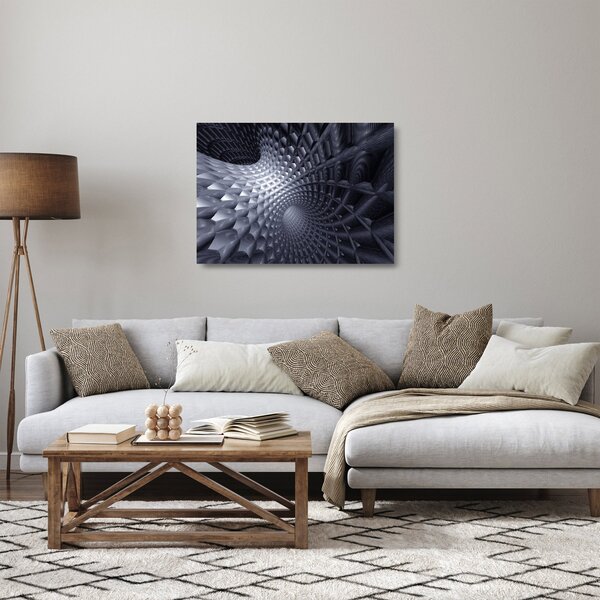 Kép - Absztrakció 3D (üvegen) (70x50 cm)