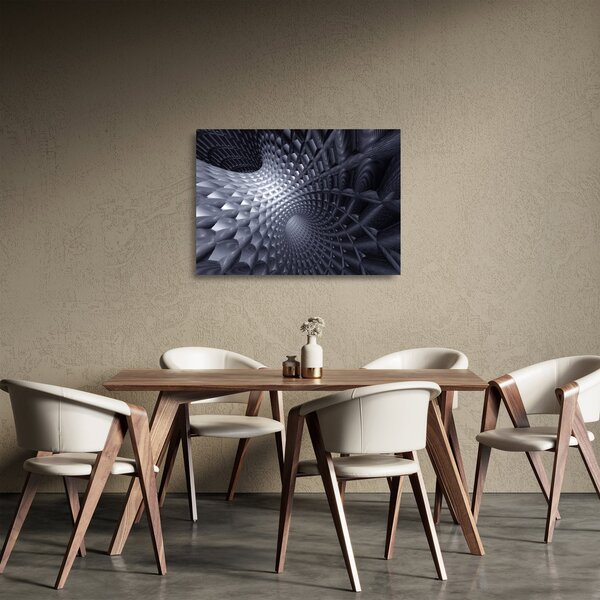 Kép - Absztrakció 3D (üvegen) (70x50 cm)