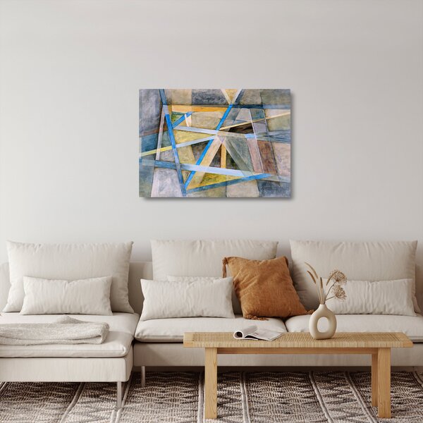 Kép - Absztrakció (üvegen) (70x50 cm)