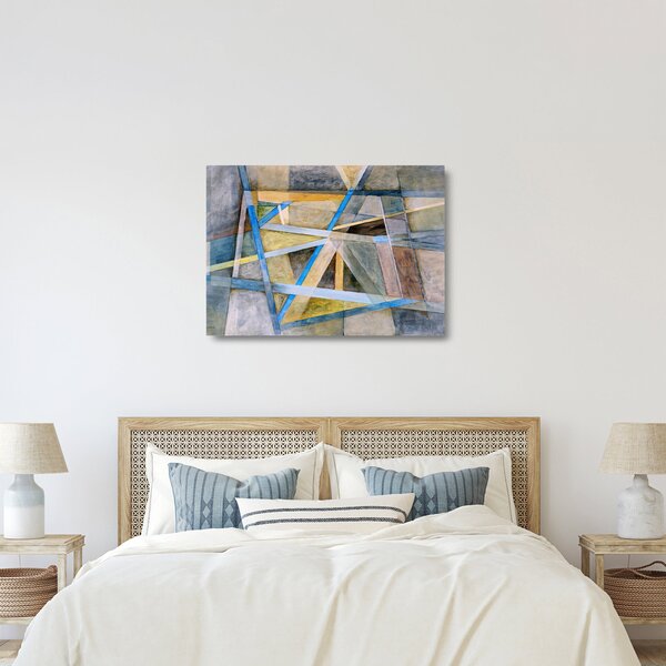 Kép - Absztrakció (üvegen) (70x50 cm)